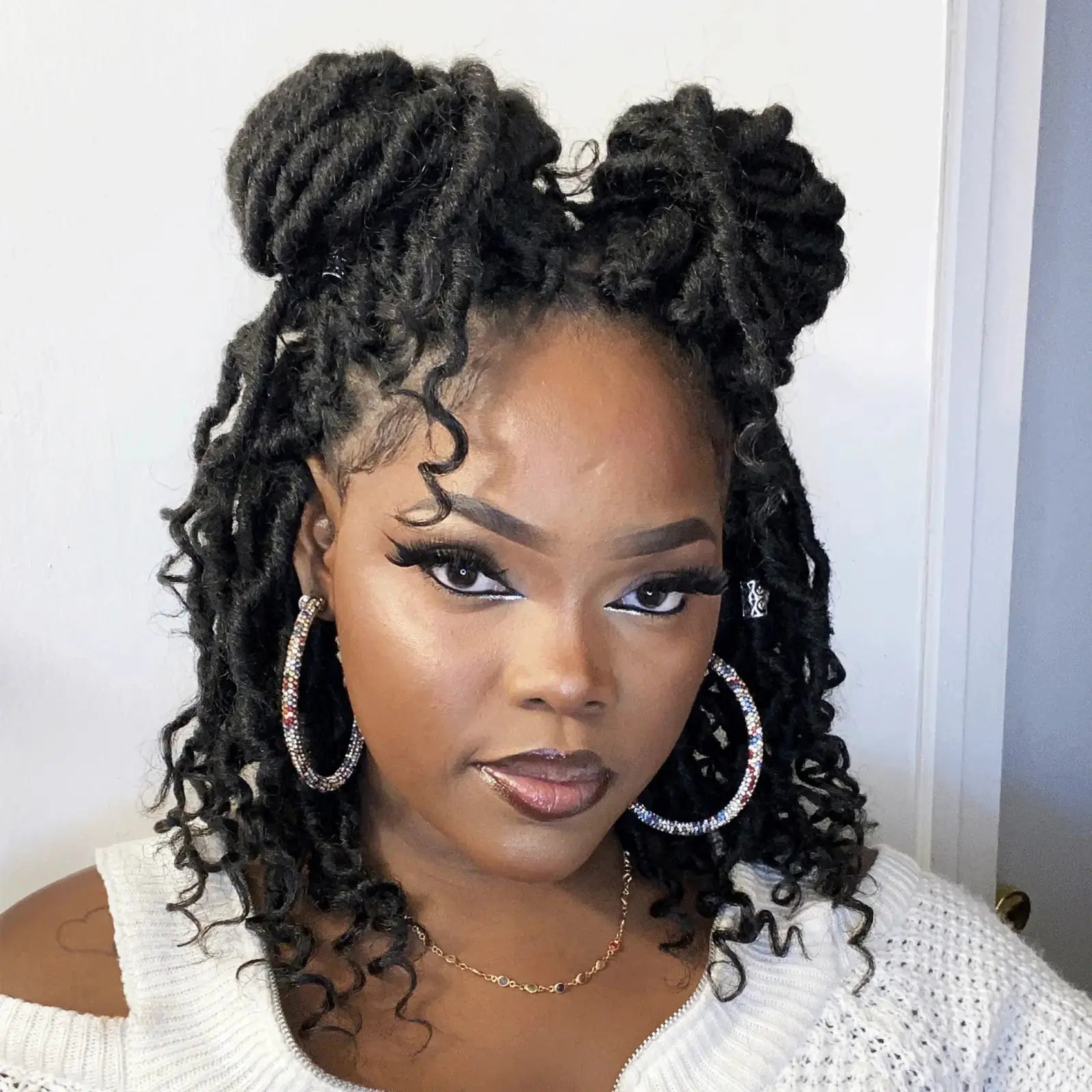 Toyotress Passion Locs Crochet Hair Handmade Curly Hair Crochet Synthetic Braiding Hair